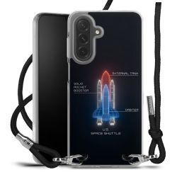 New Carry Case Transparent Stoff schwarz/silber