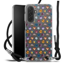 New Carry Case Transparent Stoff schwarz/silber