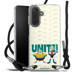 New Carry Case Transparent Stoff schwarz/silber