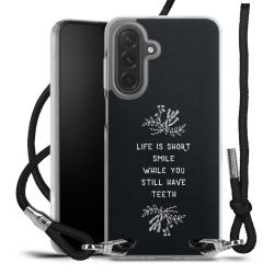 New Carry Case Transparent Stoff schwarz/silber