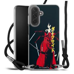 New Carry Case Transparent Stoff schwarz/silber