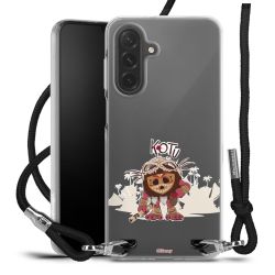 New Carry Case Transparent Stoff schwarz/silber