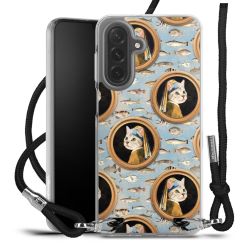 New Carry Case Transparent Stoff schwarz/silber