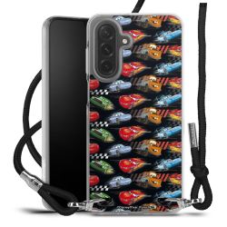 New Carry Case Transparent Stoff schwarz/silber