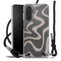 New Carry Case Transparent Stoff schwarz/silber