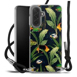 New Carry Case Transparent Stoff schwarz/silber