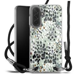 New Carry Case Transparent Stoff schwarz/silber