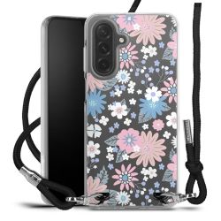 New Carry Case Transparent Stoff schwarz/silber