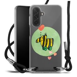 New Carry Case Transparent Stoff schwarz/silber