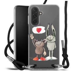 New Carry Case Transparent Stoff schwarz/silber