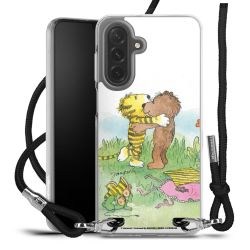 New Carry Case Transparent Stoff schwarz/silber