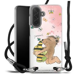 New Carry Case Transparent Stoff schwarz/silber