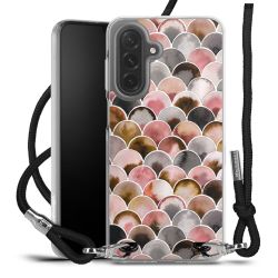 New Carry Case Transparent Stoff schwarz/silber