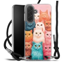 New Carry Case Transparent Stoff schwarz/silber