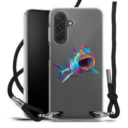 New Carry Case Transparent Stoff schwarz/silber