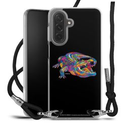 New Carry Case Transparent Stoff schwarz/silber