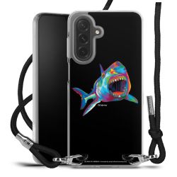 New Carry Case Transparent Stoff schwarz/silber