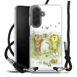 New Carry Case Transparent Stoff schwarz/silber