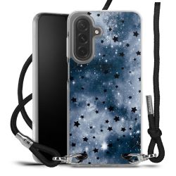 New Carry Case Transparent Stoff schwarz/silber