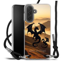 New Carry Case Transparent Stoff schwarz/silber