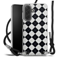 New Carry Case Transparent Stoff schwarz/silber