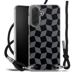 New Carry Case Transparent Stoff schwarz/silber