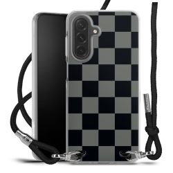 New Carry Case Transparent Stoff schwarz/silber