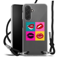 New Carry Case Transparent Stoff schwarz/silber