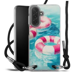 New Carry Case Transparent Stoff schwarz/silber