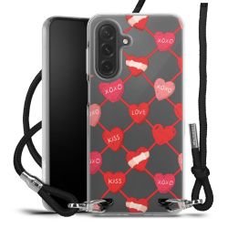 New Carry Case Transparent Stoff schwarz/silber