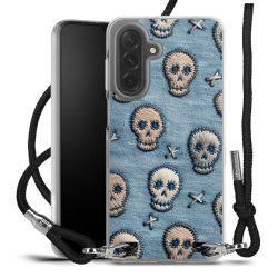 New Carry Case Transparent Stoff schwarz/silber