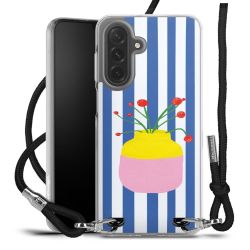 New Carry Case Transparent Stoff schwarz/silber