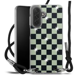 New Carry Case Transparent Stoff schwarz/silber