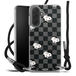 New Carry Case Transparent Stoff schwarz/silber