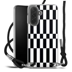 New Carry Case Transparent Stoff schwarz/silber