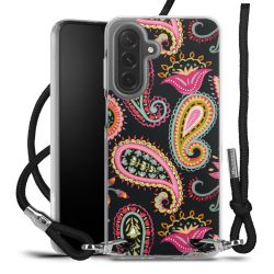 New Carry Case Transparent Stoff schwarz/silber