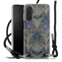 New Carry Case Transparent Stoff schwarz/silber