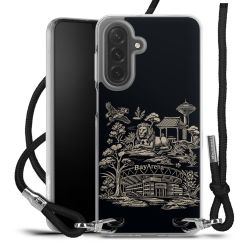 Carry Case Stoff schwarz/silber