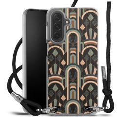 New Carry Case Transparent Stoff schwarz/silber