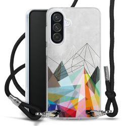 New Carry Case Transparent Stoff schwarz/silber