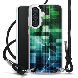 New Carry Case Transparent Stoff schwarz/silber