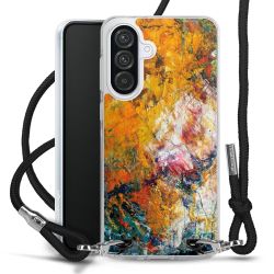 New Carry Case Transparent Stoff schwarz/silber