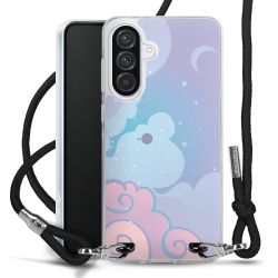 New Carry Case Transparent Stoff schwarz/silber