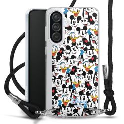 New Carry Case Transparent Stoff schwarz/silber