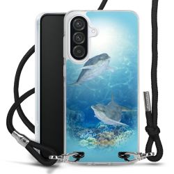 New Carry Case Transparent Stoff schwarz/silber