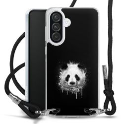 New Carry Case Transparent Stoff schwarz/silber