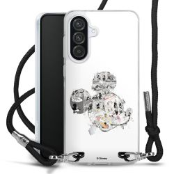 New Carry Case Transparent Stoff schwarz/silber