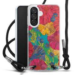 New Carry Case Transparent Stoff schwarz/silber