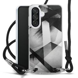 New Carry Case Transparent Stoff schwarz/silber