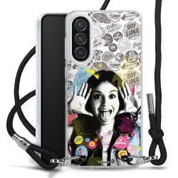 New Carry Case Transparent Stoff schwarz/silber